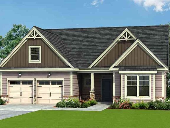 Wrightsville - Elevation B - 2 Garage Door Option