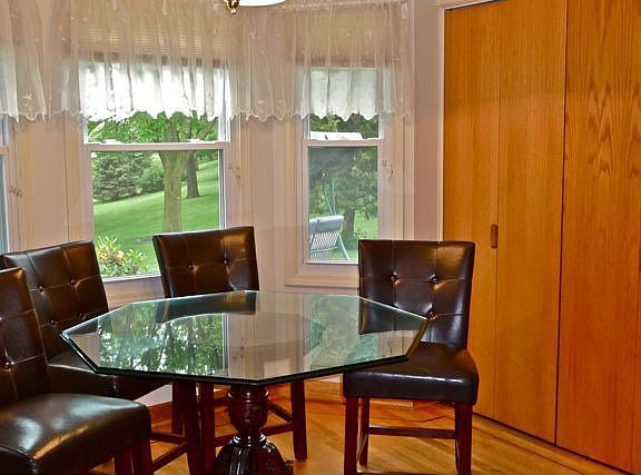 Pantry and bay window