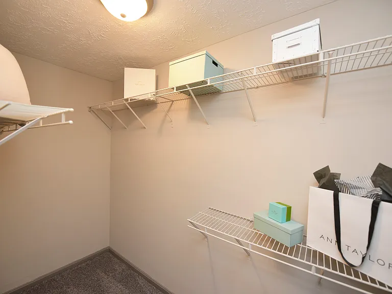 Generous Closet Space