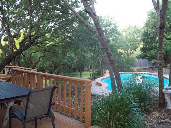 Over 1/2 acre backyard