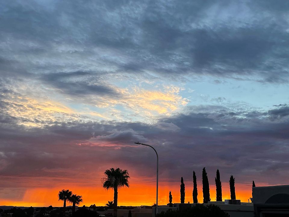 Sunset in the neighborhood