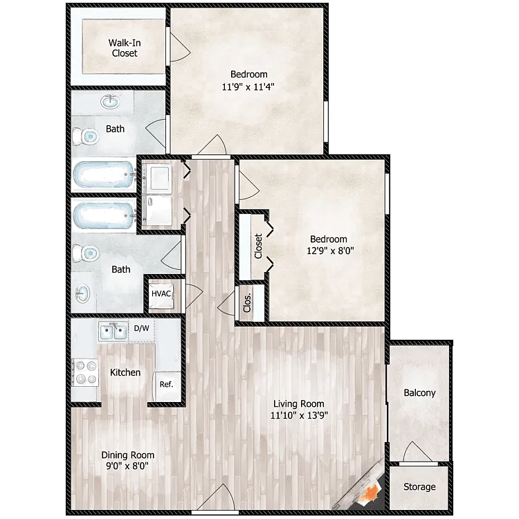 Floor plan THE NELSON