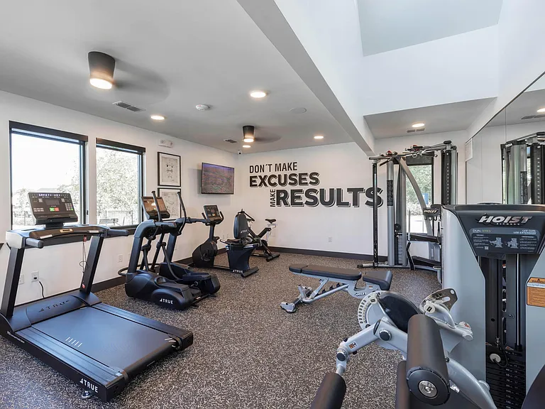 fitness center with ample machines for working out