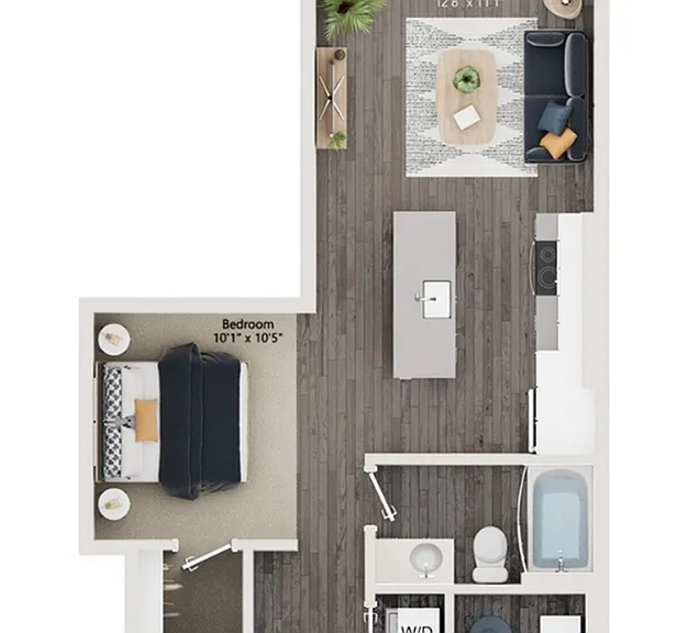 UB3 Urban Floorplan at The Richmond Apartments in Salt Lake City, UT UB3 Urban Floorplan at The Richmond Apartments in Salt Lake City, UT