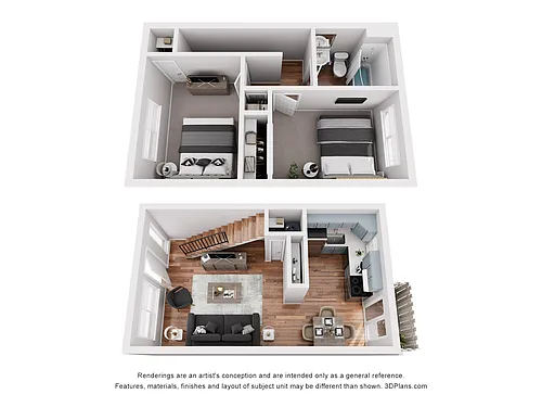 Floor plan 2X1 T