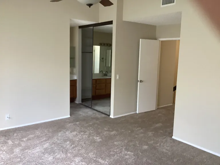 Master bedroom over the garage