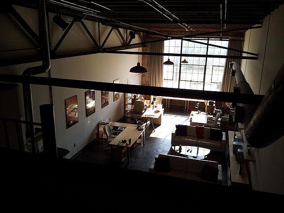 View of first floor from loft 