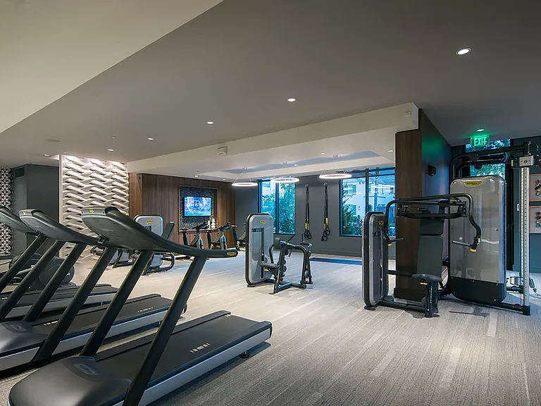On-site 24-hour fitness center