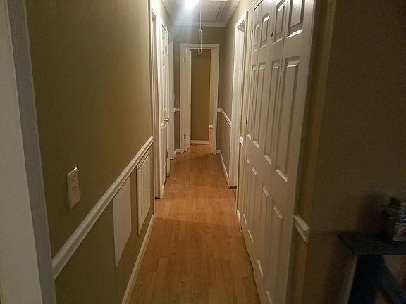 HALLWAY WITH CHAIR RAIL AND MOLDING