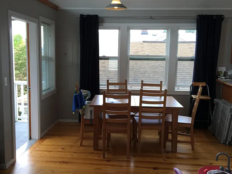 Living room looking into dining room
