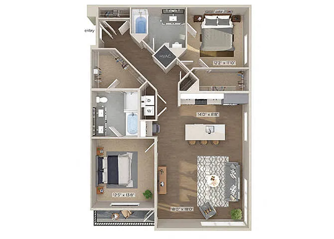 Floor plan B7