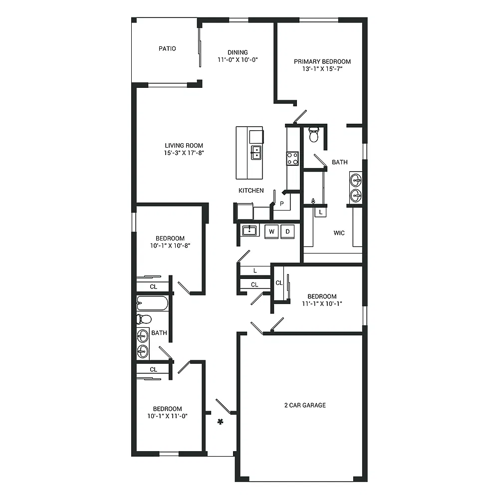 Floor plan Mason