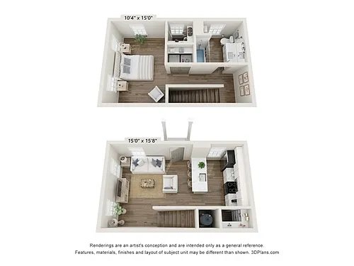 Floor plan Trevor Townhome A