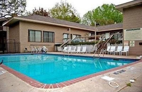 Club house pool under renovation