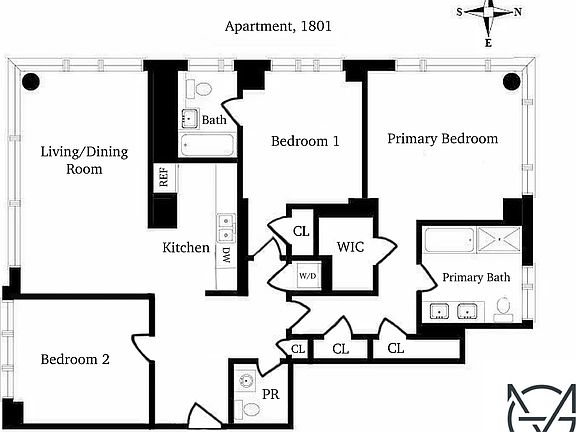 2nd image of 250 E 53rd St APT 3001