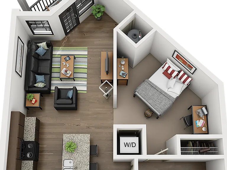 Riverfront-Village-Tradition-1x1-Floor-Plan Riverfront-Village-Tradition-1x1-Floor-Plan