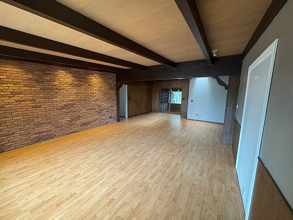 Great room/Dining room view from North wall/window