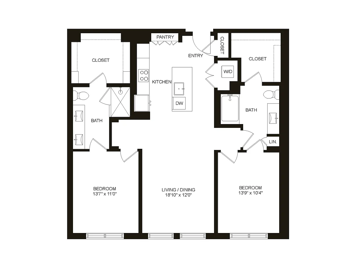 Floor plan B6