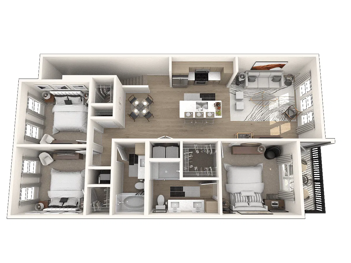 Floor plan D3 - Radiant