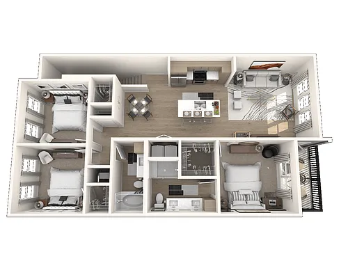 Floor plan D3 - Radiant
