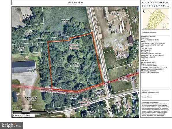 391 S 4th St, Oxford, PA 19363