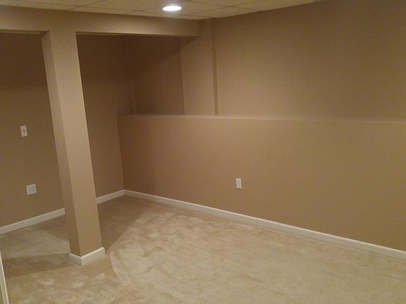 finished basement office/rec room