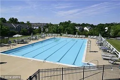 community pool, 20 yards away from the house.