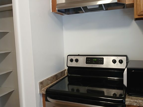 Stainless Steel Range and Hood