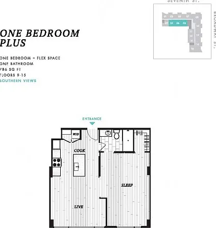 One Bedroom Plus One Bedroom Plus