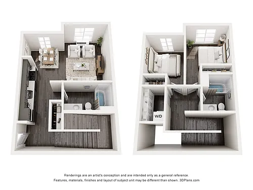 Floor plan 2x2 J Loft
