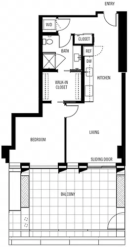 Floor plan 1H