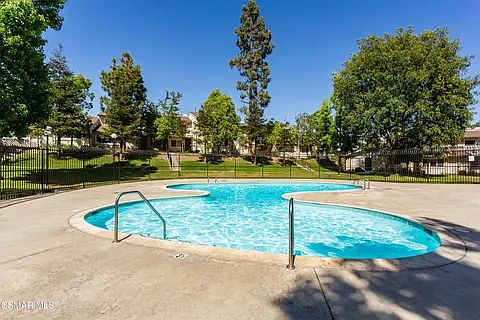 pool right outside front door