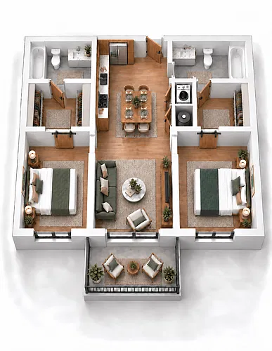 Floor plan B1
