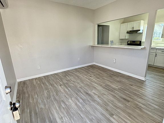 Back door entrance into living room