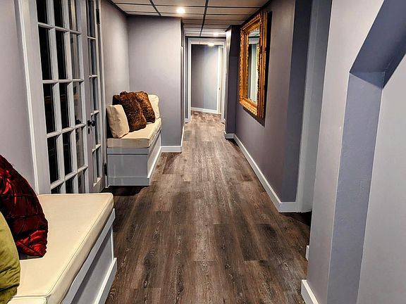 Hallway from Living Room with the bedroom entrance on your left