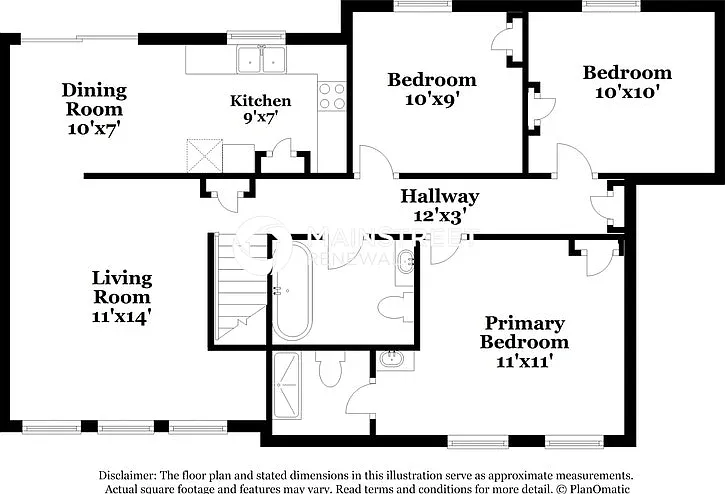 primary bedroom
