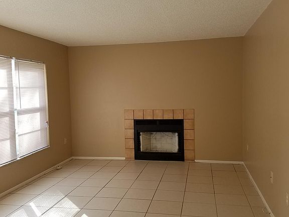 living room with foreplace