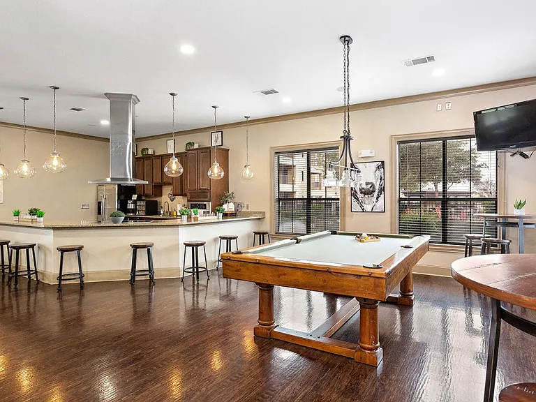 Enjoy a game of pool in the club house!