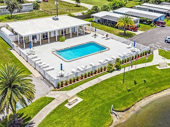 Sky view of pool 
