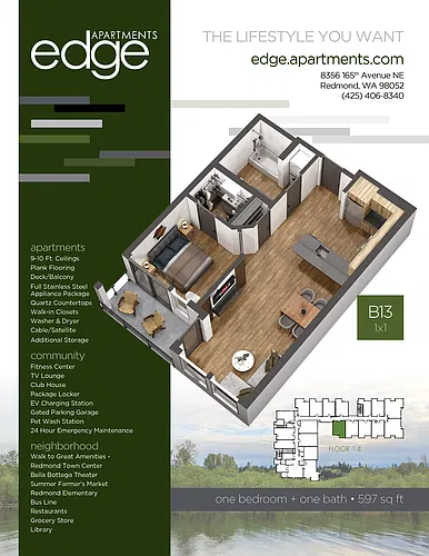 Floor plan B13 ARCH UNIT