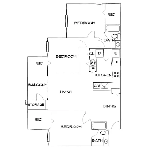 Floor plan Design 3A Premier