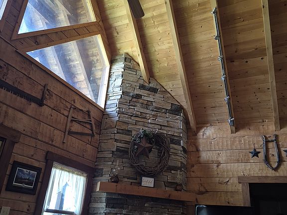 Fireplace in living room