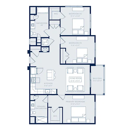 Floor plan C2BH