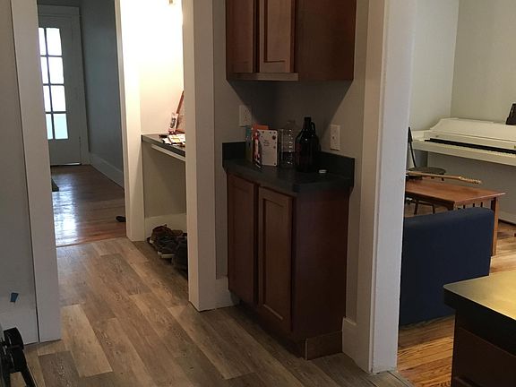 1172 Unit: From kitchen looking down hall and into living room