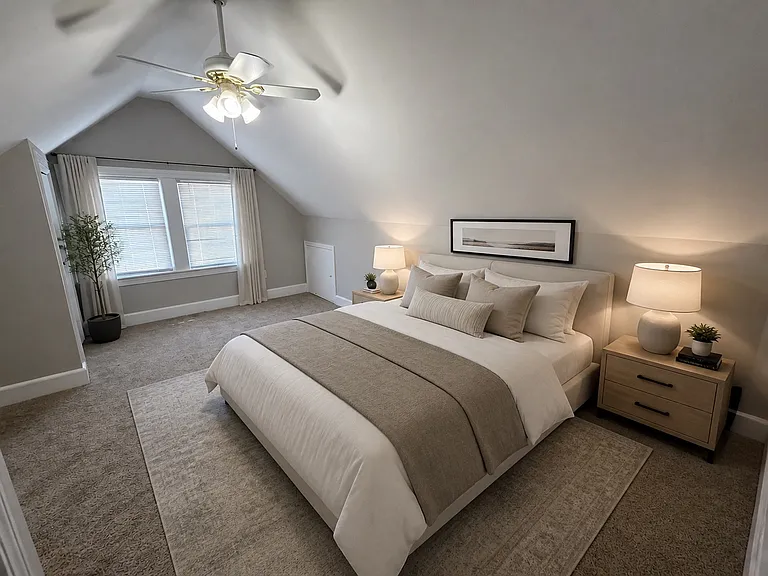 Second bedroom upstairs.