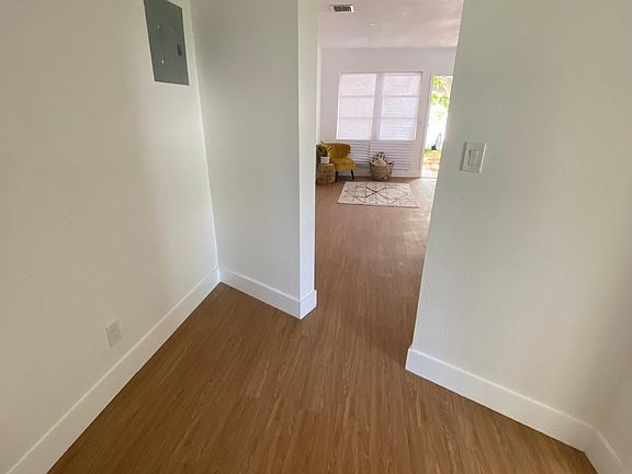 hallway looking into the living room
