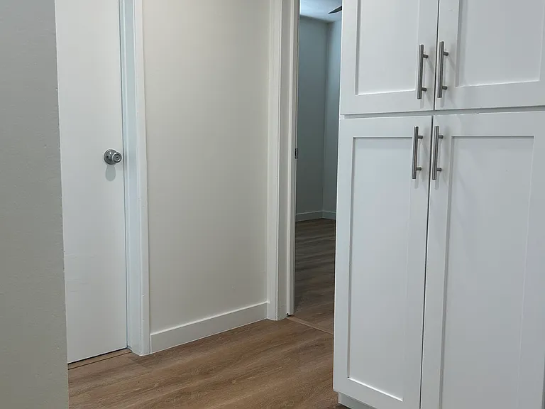 Second floor hall linen closet
