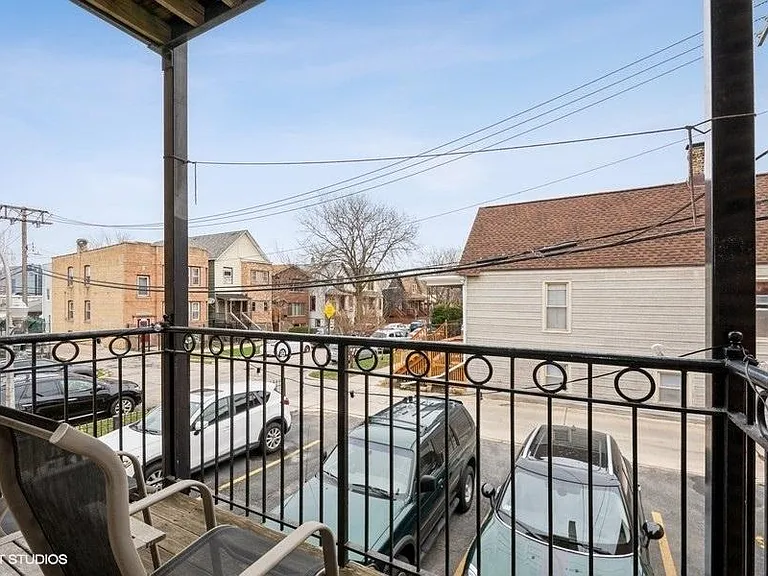 private balcony off of living room