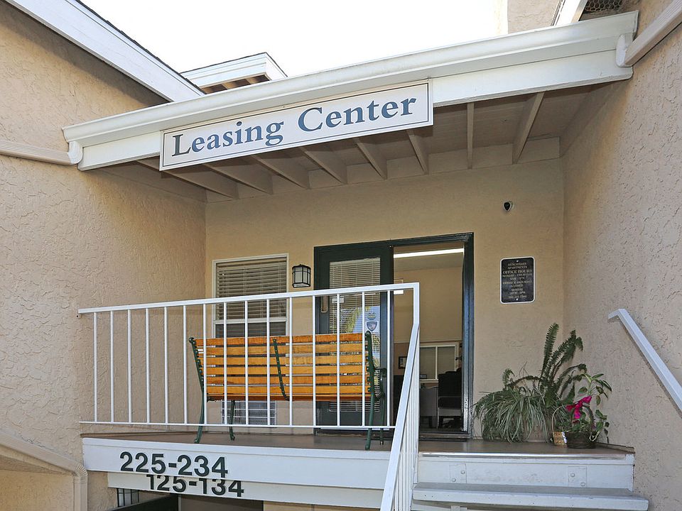 View of second-floor entrance to leasing office