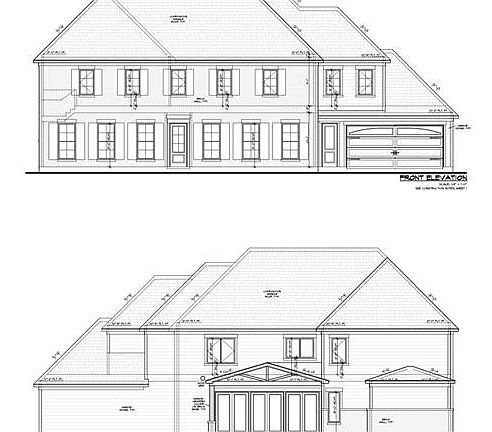 Potential custom home designed for this lot